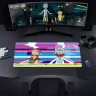 Podložka pod myš a klávesnici Rick & Morty - Glitched