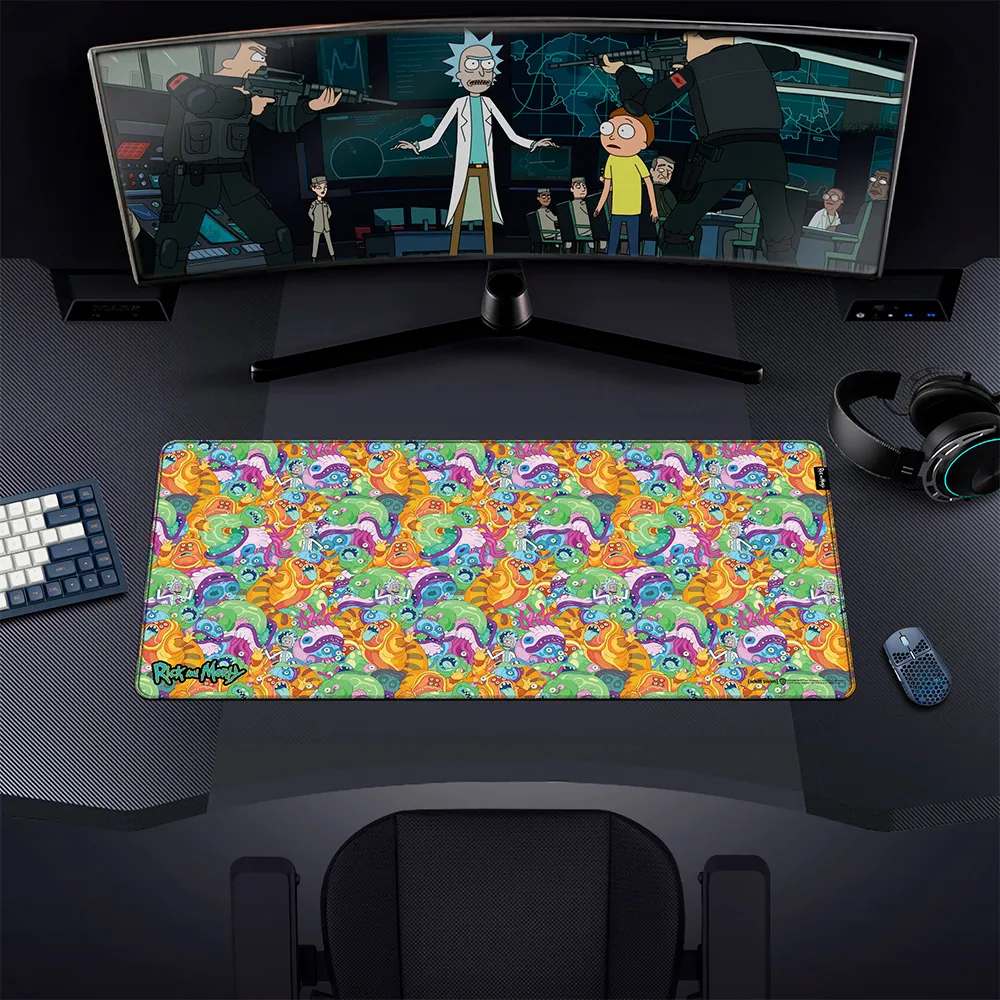 Podložka pod myš a klávesnici Rick & Morty - Monster Jam