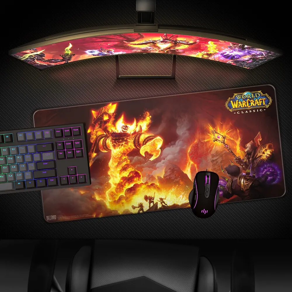 World of Warcraft Maus- und Tastaturunterlage - Ragnaros
