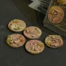 Badlands Bases, round, 40mm (painted, 5 pcs)