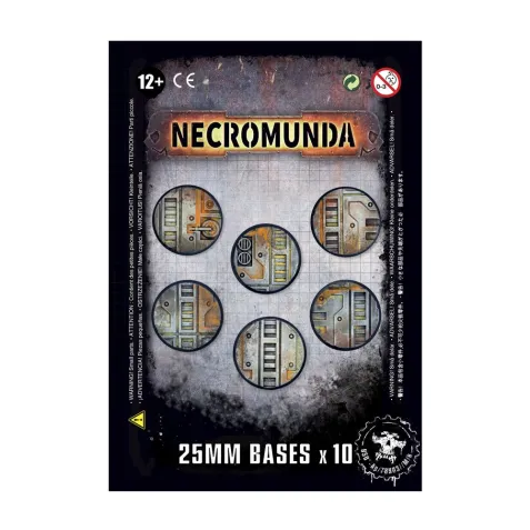 Necromunda Bases: 25mm (10 pcs)
