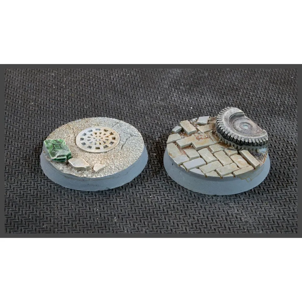 Podstavce Urban Warfare, kulaté, 32mm (nabarvené, 8 ks)