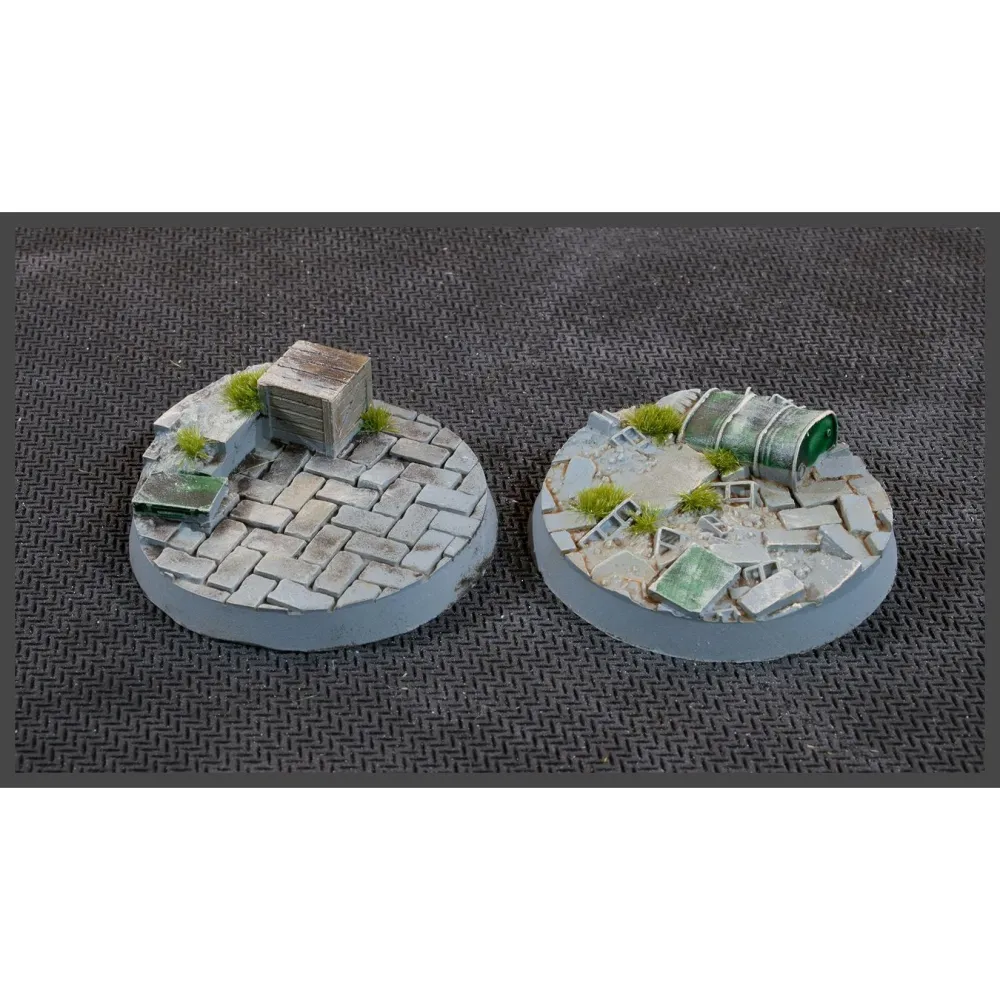 Podstavce Urban Warfare, kulaté, 40mm (nabarvené, 5 ks)