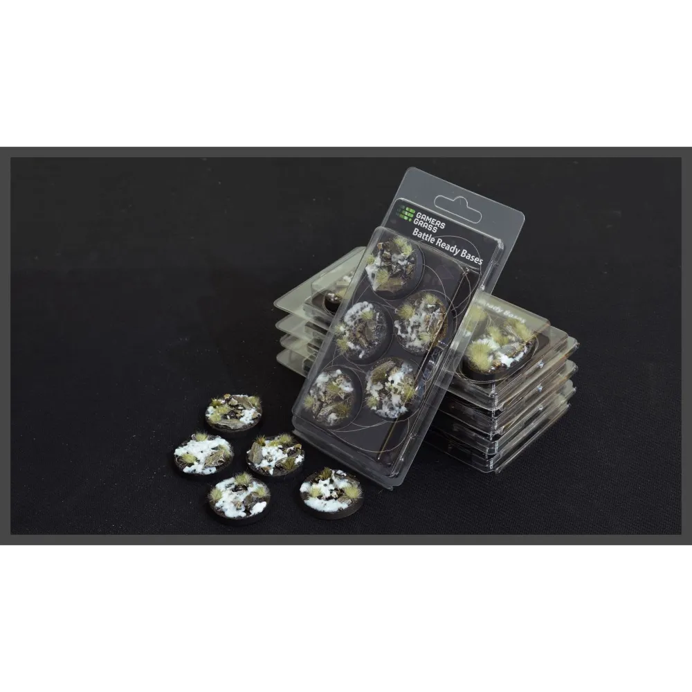 Winter Bases, round, 40mm (painted, 5 pcs)