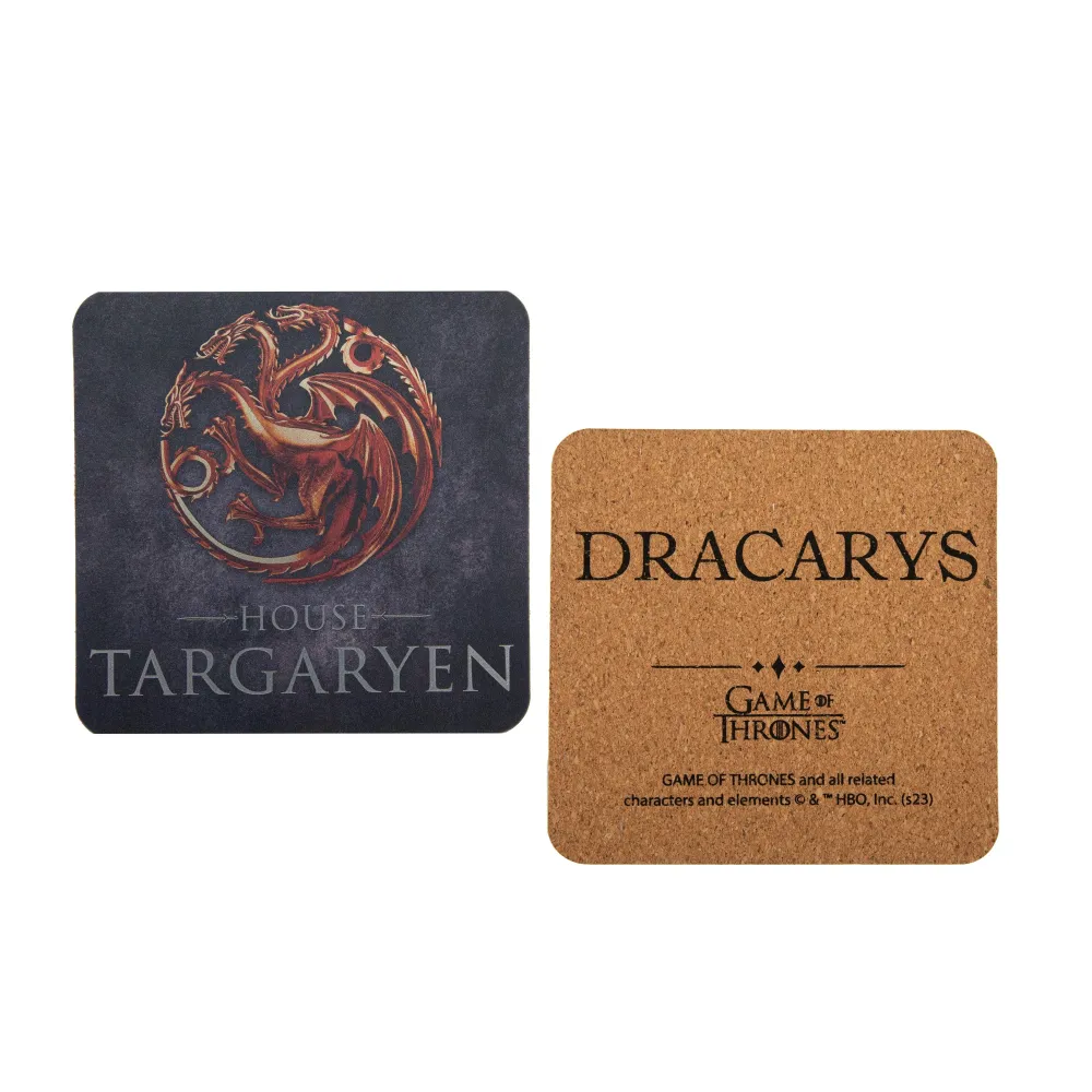 Podtácky Game of Thrones - Znaky rodů (4 ks)