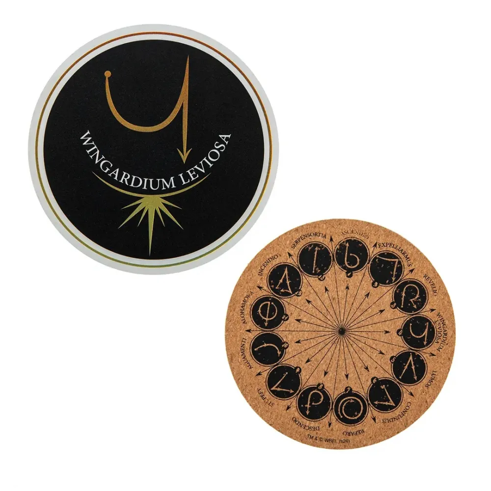 Harry Potter Coasters - Spells & Charms, set 2