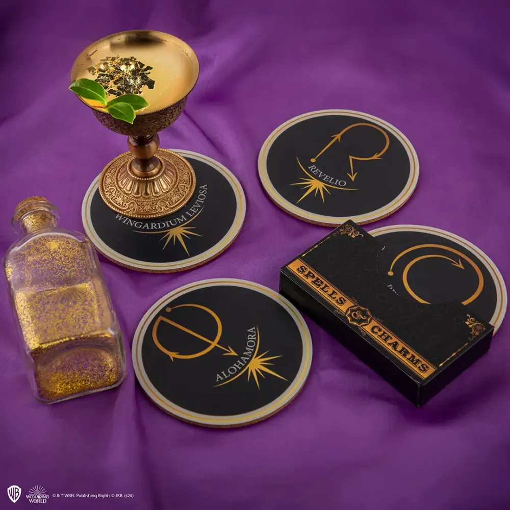 Harry Potter Coasters - Spells & Charms, set 2