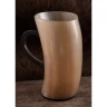Horn cup with handle