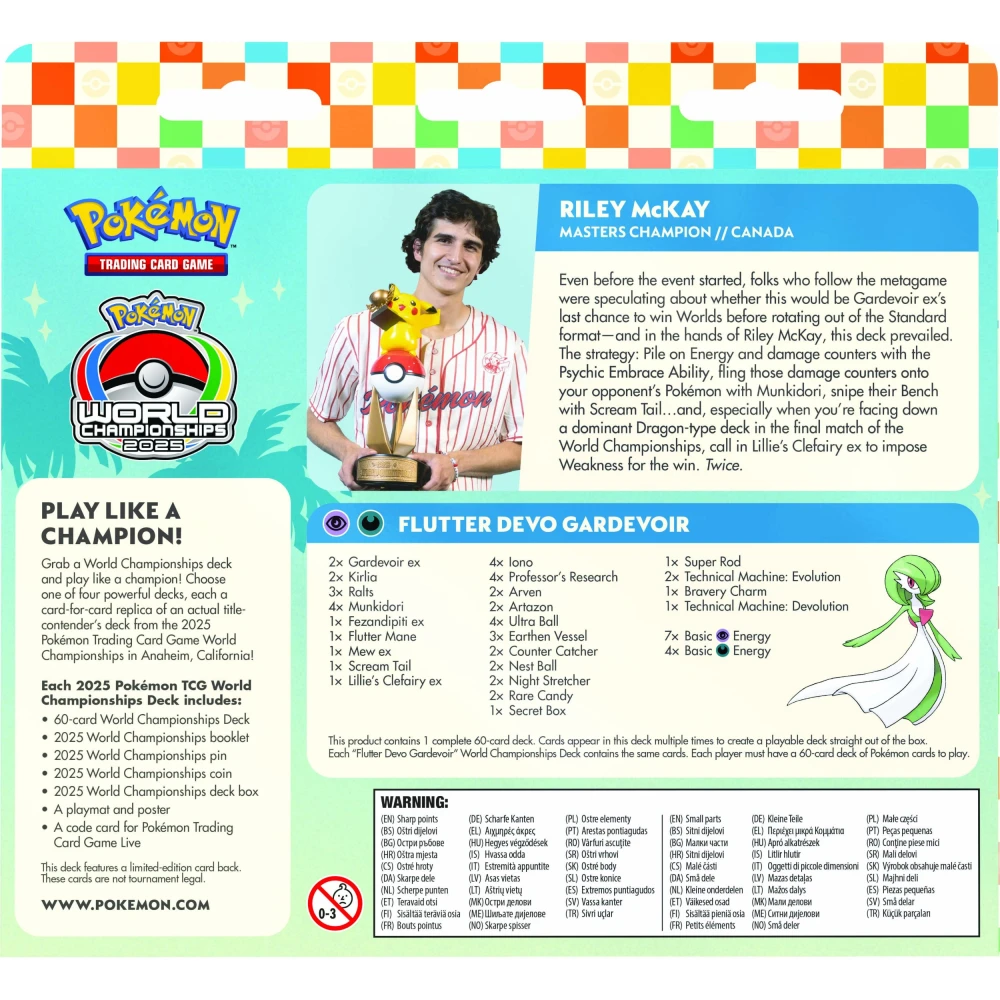 Pokémon TCG: 2025 World Championship Deck - Ksi's Gardevoir