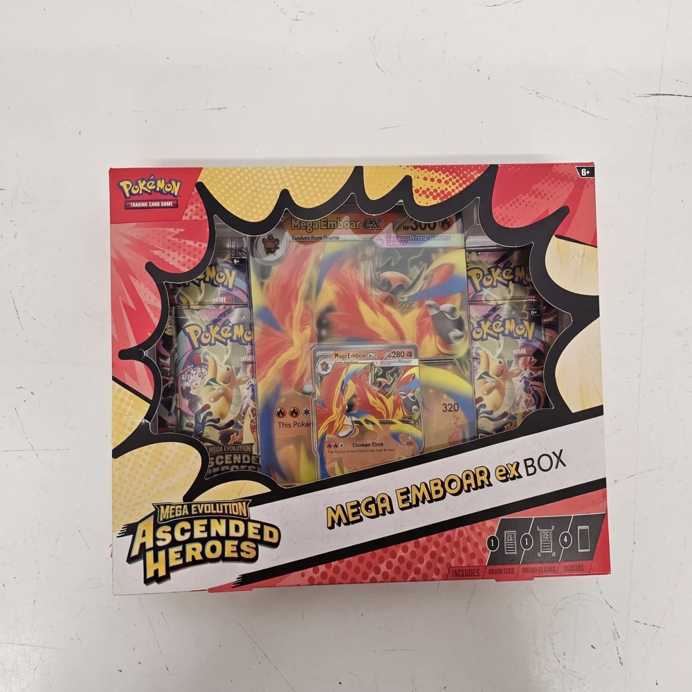 Pokémon TCG: Ascended Heroes - Mega Emboar ex Box - poškozený obal