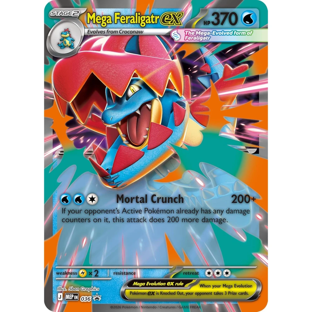 Pokémon TCG: Ascended Heroes - Mega Feraligatr ex Box