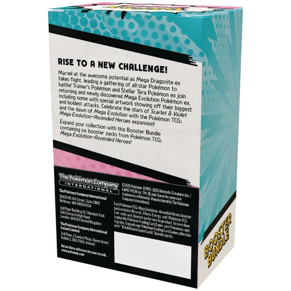 Pokémon TCG: ME02.5 Ascended Heroes - Booster Bundle