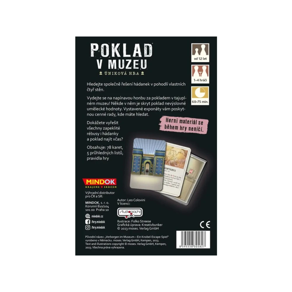Poklad v muzeu - Úniková hra