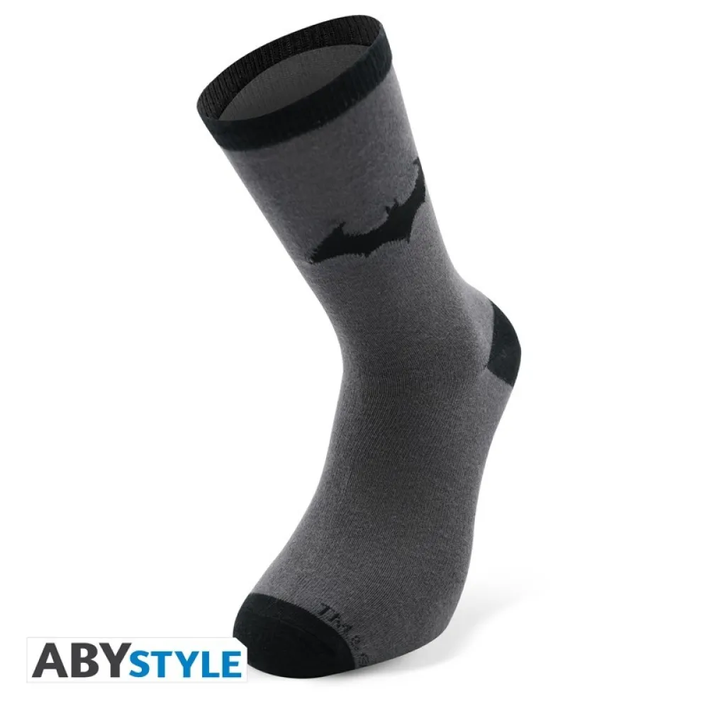 Batman Socks - Black & Grey