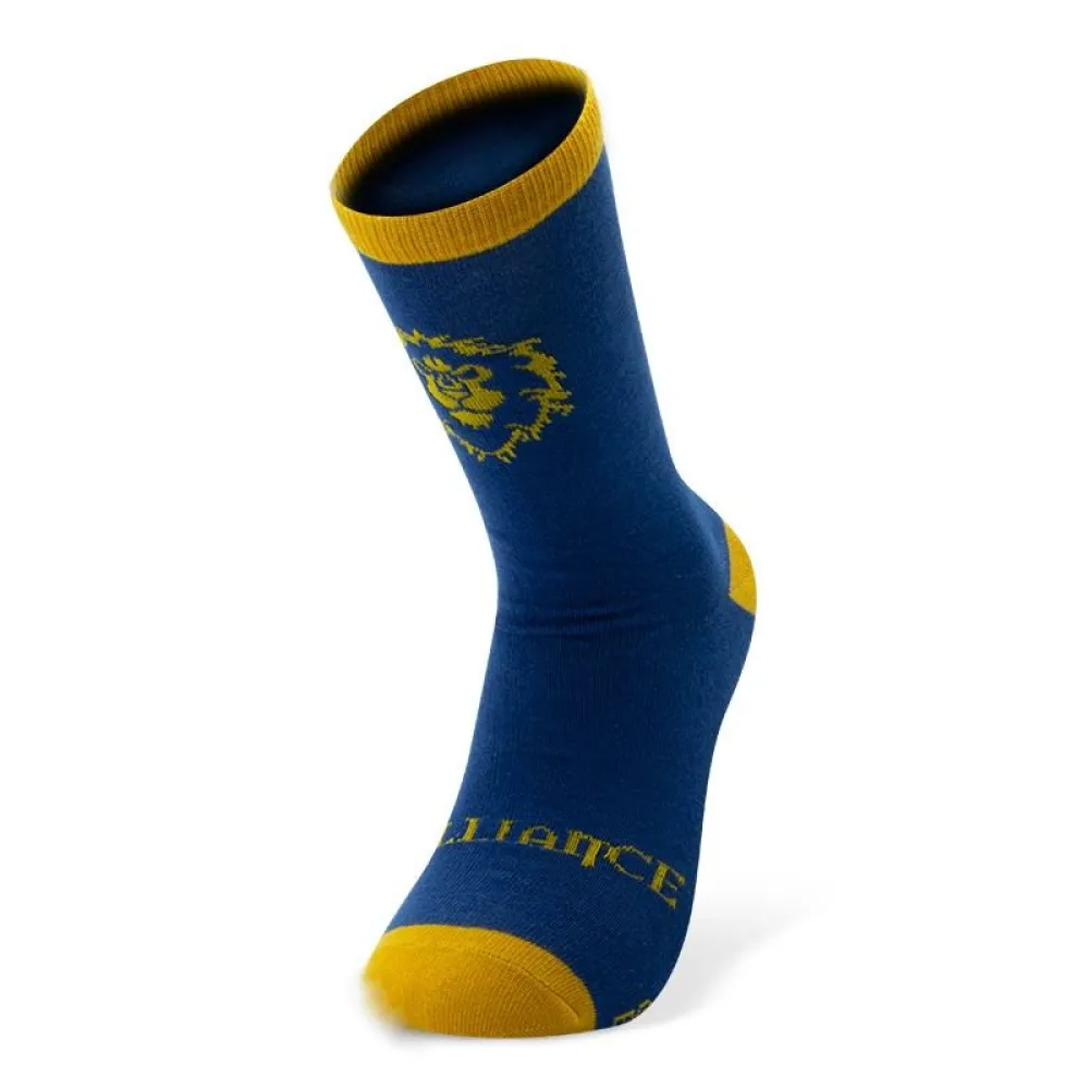 World of Warcraft Socks - Alliance Blue & Yellow