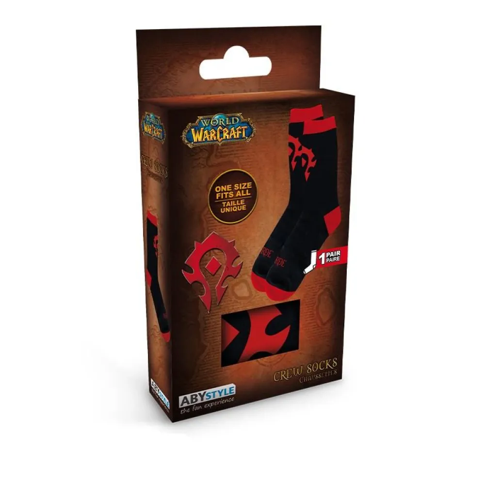 World of Warcraft Socks - Horde Black & Red