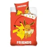 Obliečky Pokémon - Eevee a Pikachu