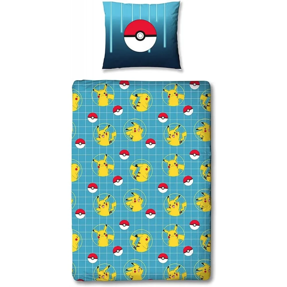 Pokémon Bedding - Pikachu and Poké Ball