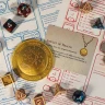 Vergoldetes Dungeons & Dragons Sammlermedaillon - Amulet of Health