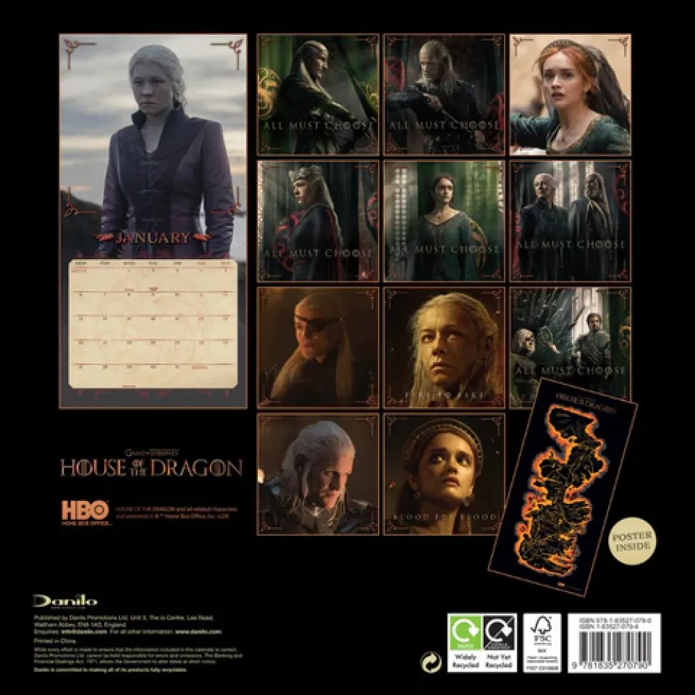 Notizkalender - House of the Dragon 2025