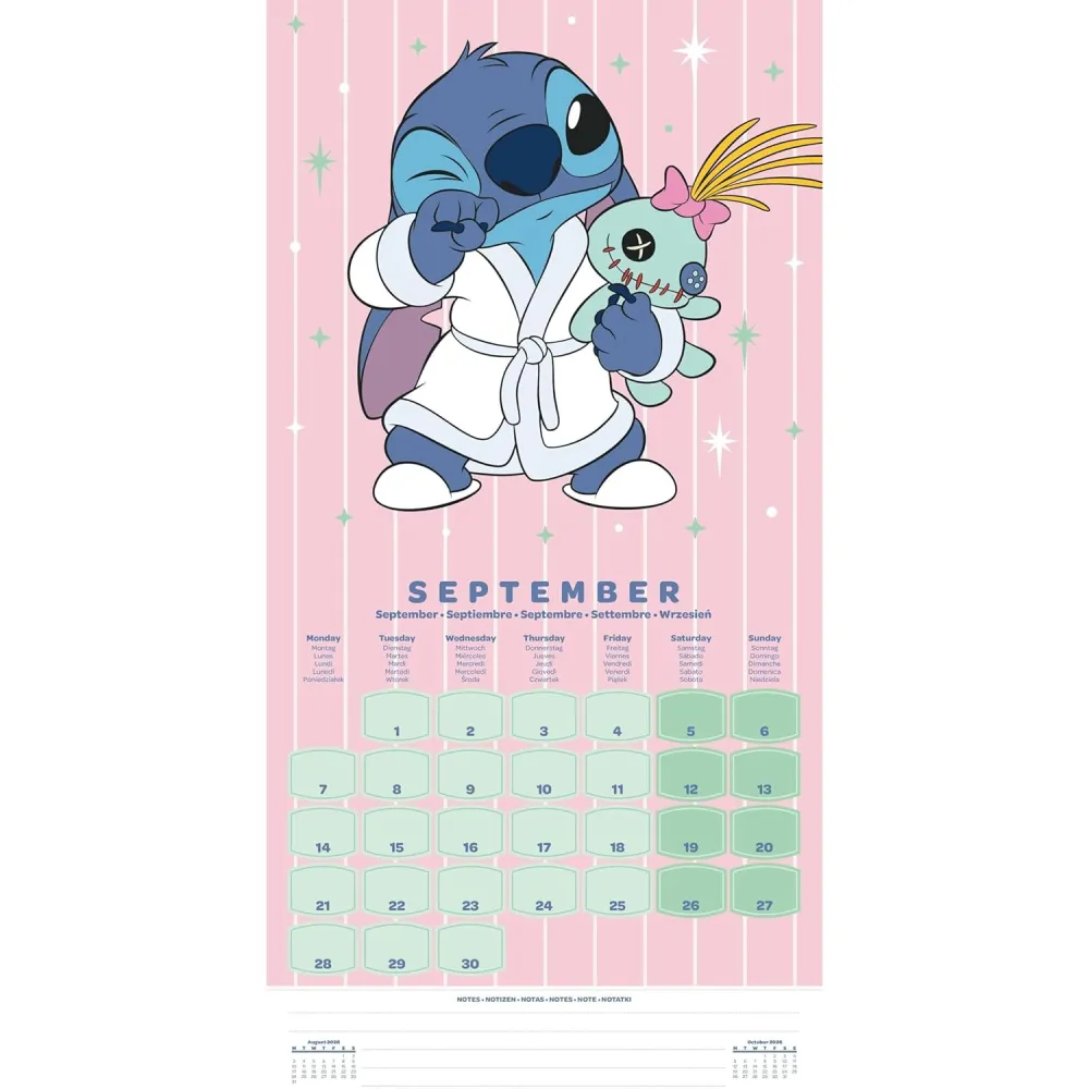 Wandkalender Lilo & Stitch 2026 (16 Monate)