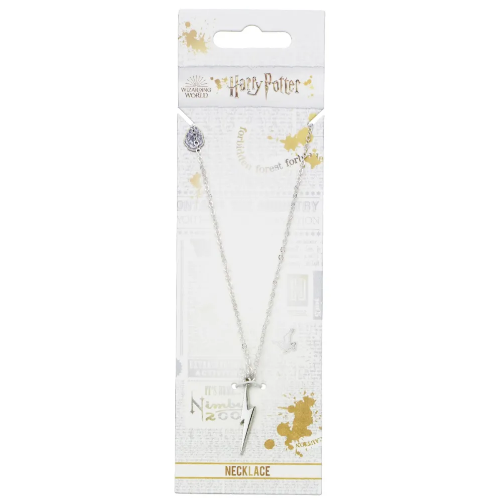 Harry Potter Necklace - Lightning Bolt, with chain