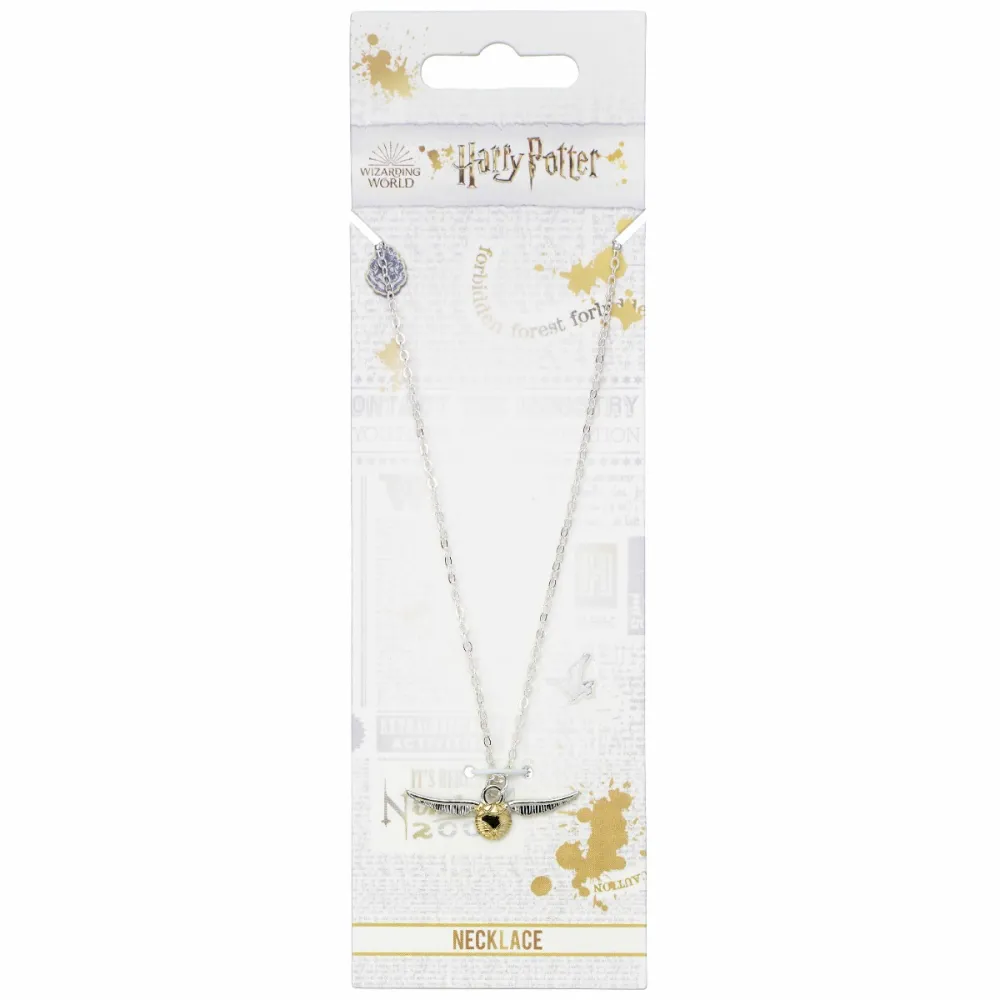 Harry Potter Necklace - Golden Snitch, with chain