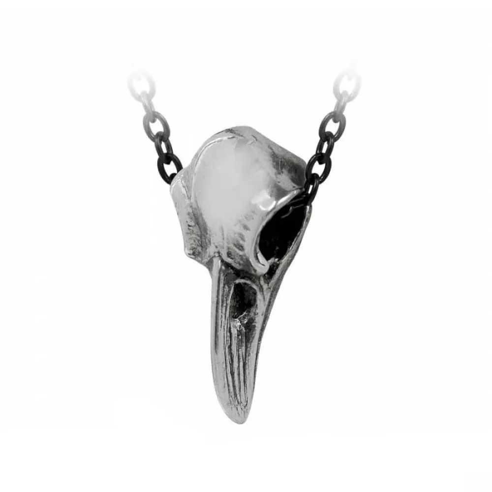 Small Raven Skull Pendant