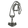 Thor's Hammer Vegvísir Pendant