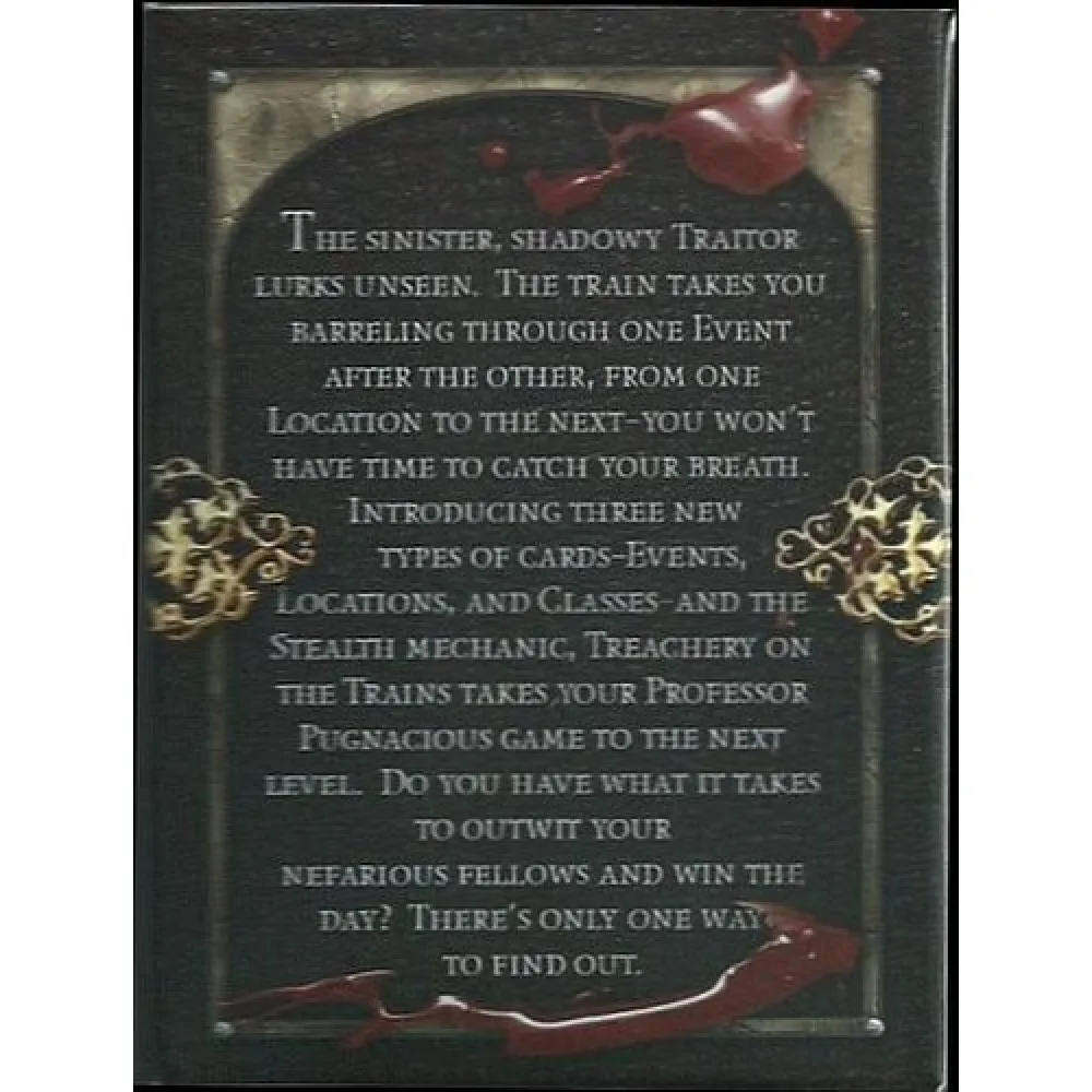 Professor Pugnacious: Treachery on the Trains