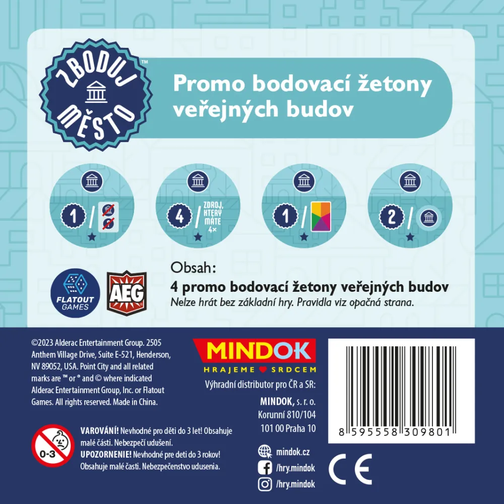 Promo žetony Zboduj město