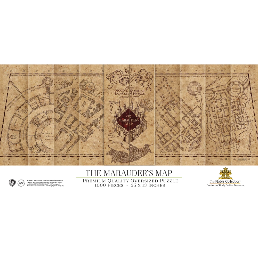 Harry Potter Puzzle – Karte des Rumtreibers, 1000 Teile