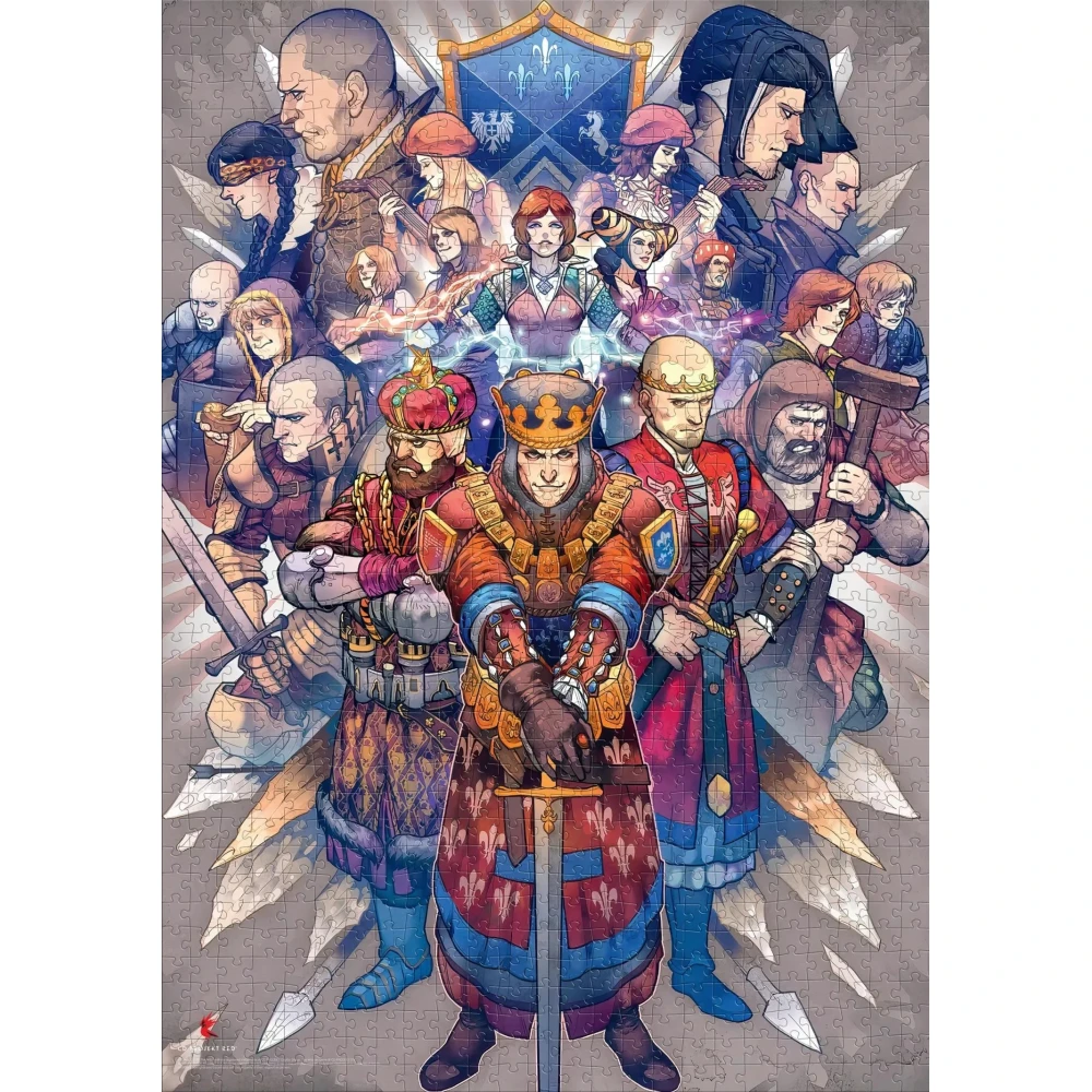 The Witcher Puzzle - Nördliche Königreiche, 500 Teile