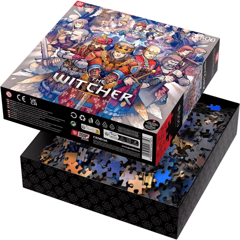 The Witcher Puzzle - Nördliche Königreiche, 500 Teile