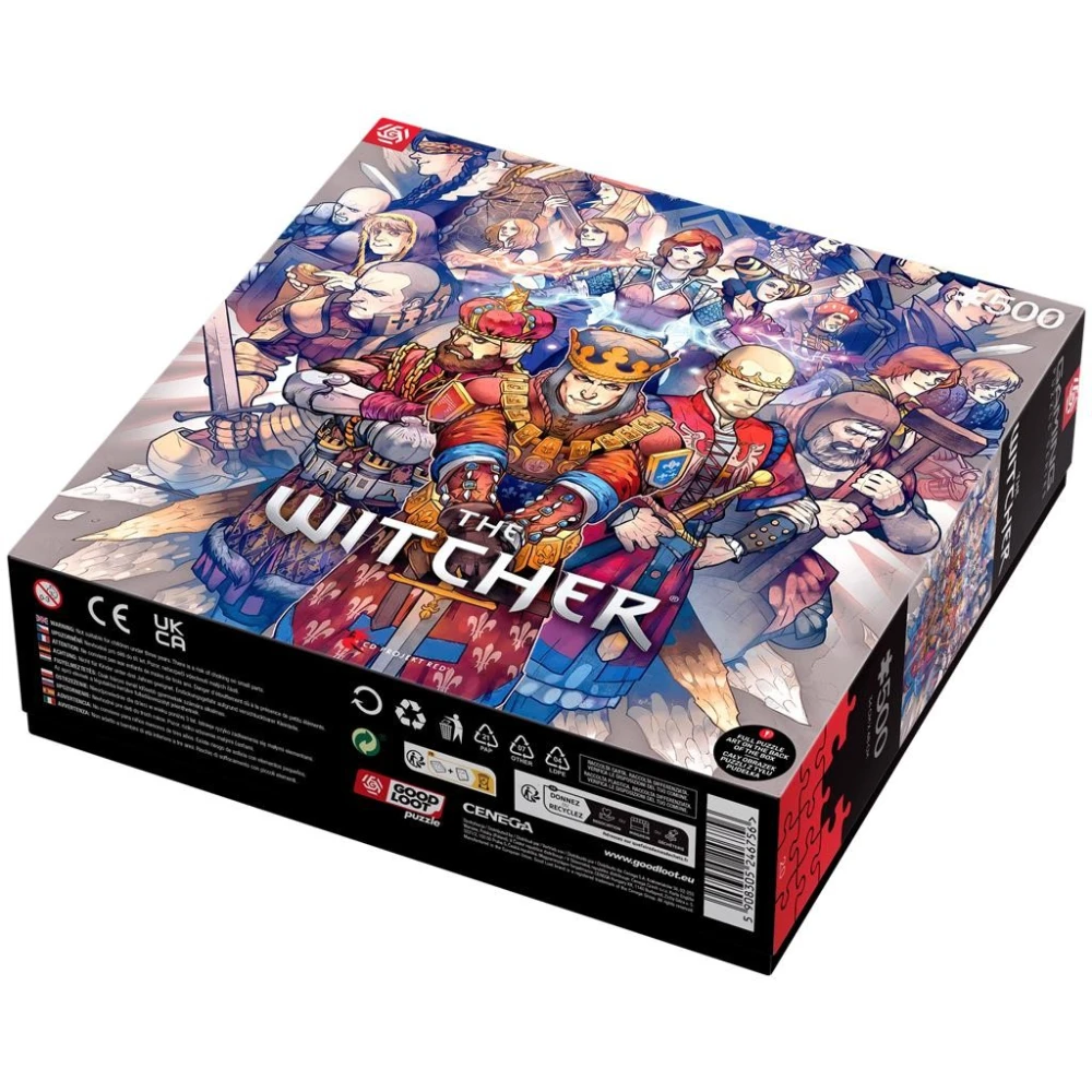 The Witcher Puzzle - Nördliche Königreiche, 500 Teile