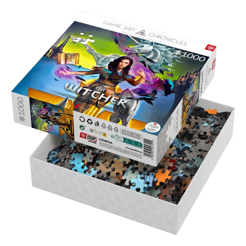 The Witcher Puzzle - Yennefer & Salvador Dalí, 1000 pieces