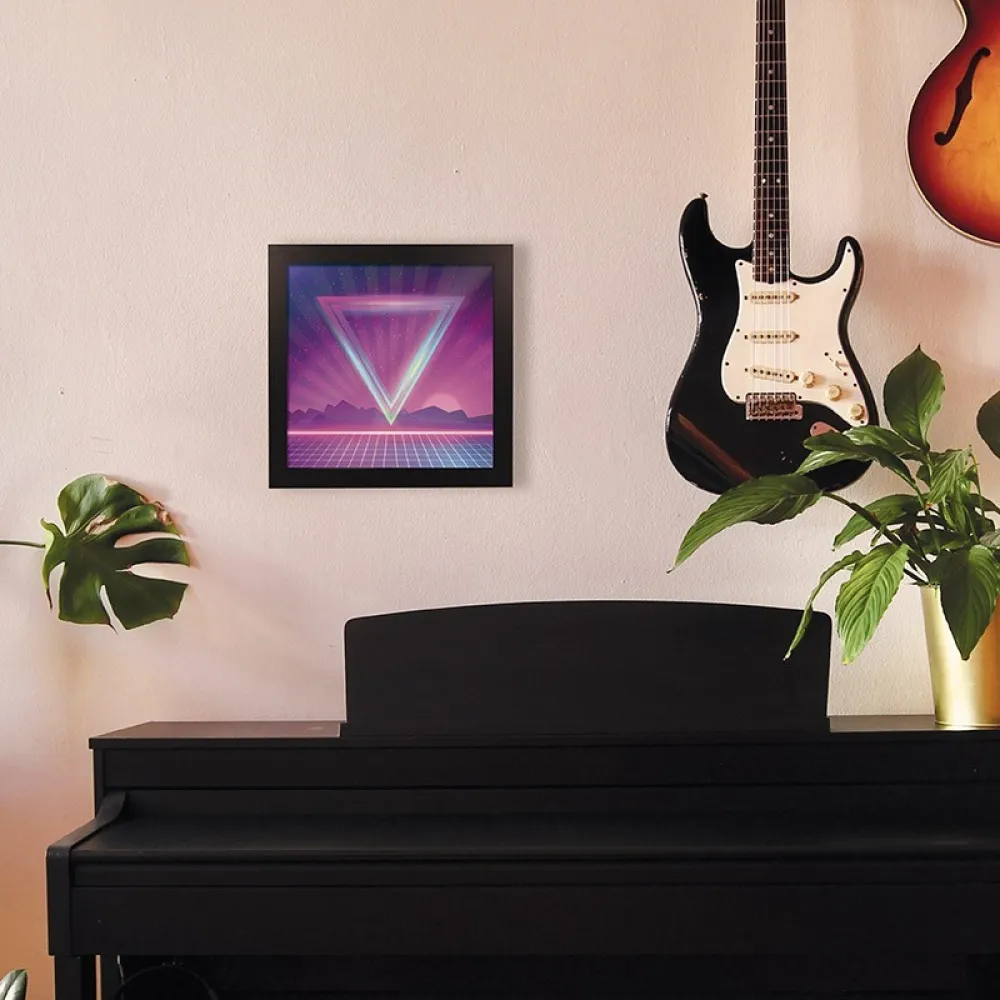 Vinyl record frame