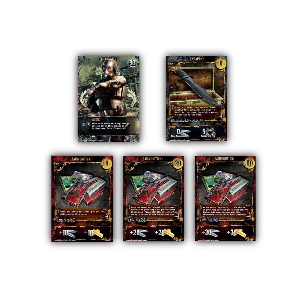 Resident Evil Deck Building Game: Mercenaries