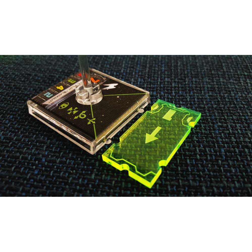 Maneuver templates for X-Wing