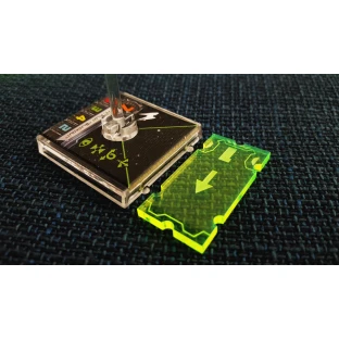 Maneuver templates for X-Wing