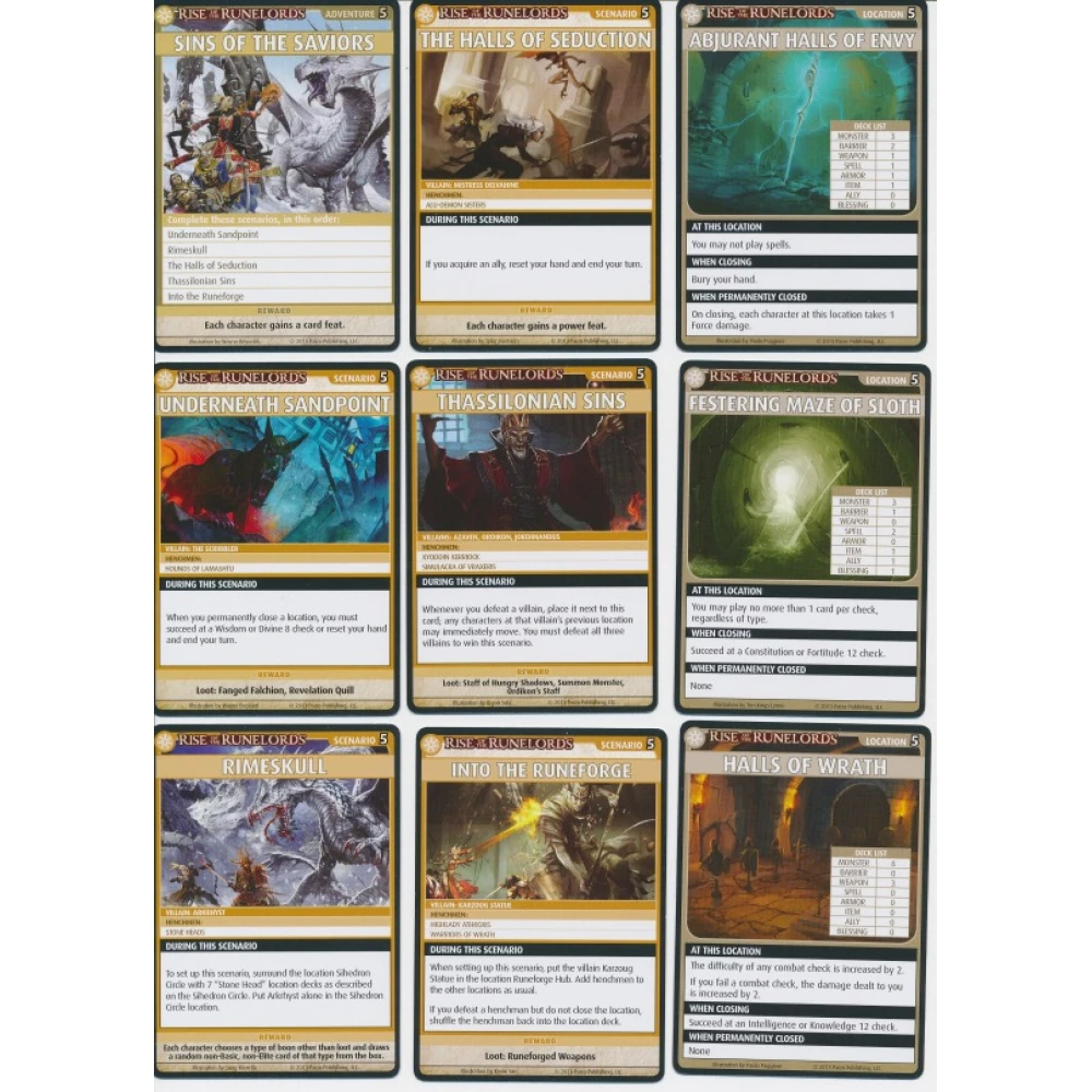Pathfinder Adventure Card Game: Sins of the Saviors Adventure Deck