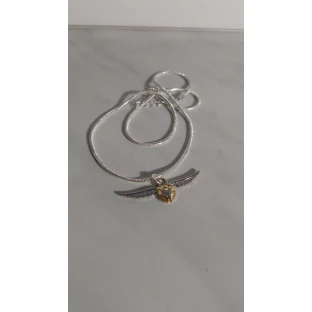 Harry Potter Necklace - Golden Snitch, with chain
