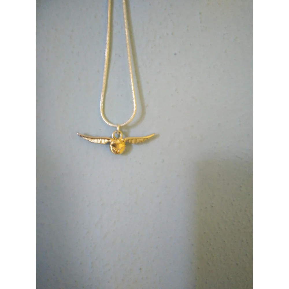 Harry Potter Necklace - Golden Snitch, with chain