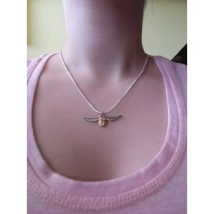 Harry Potter Necklace - Golden Snitch, with chain