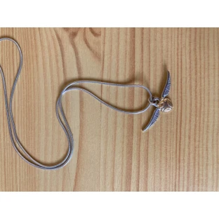 Harry Potter Necklace - Golden Snitch, with chain