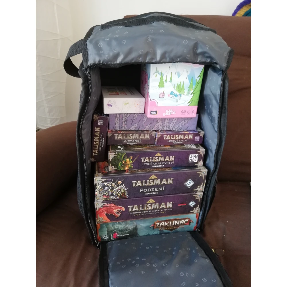 Brettspiel-Rucksack Game Haul Bag - Medieval Grey
