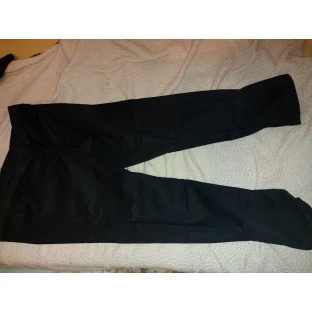 Baumwollhose gerade – schwarz