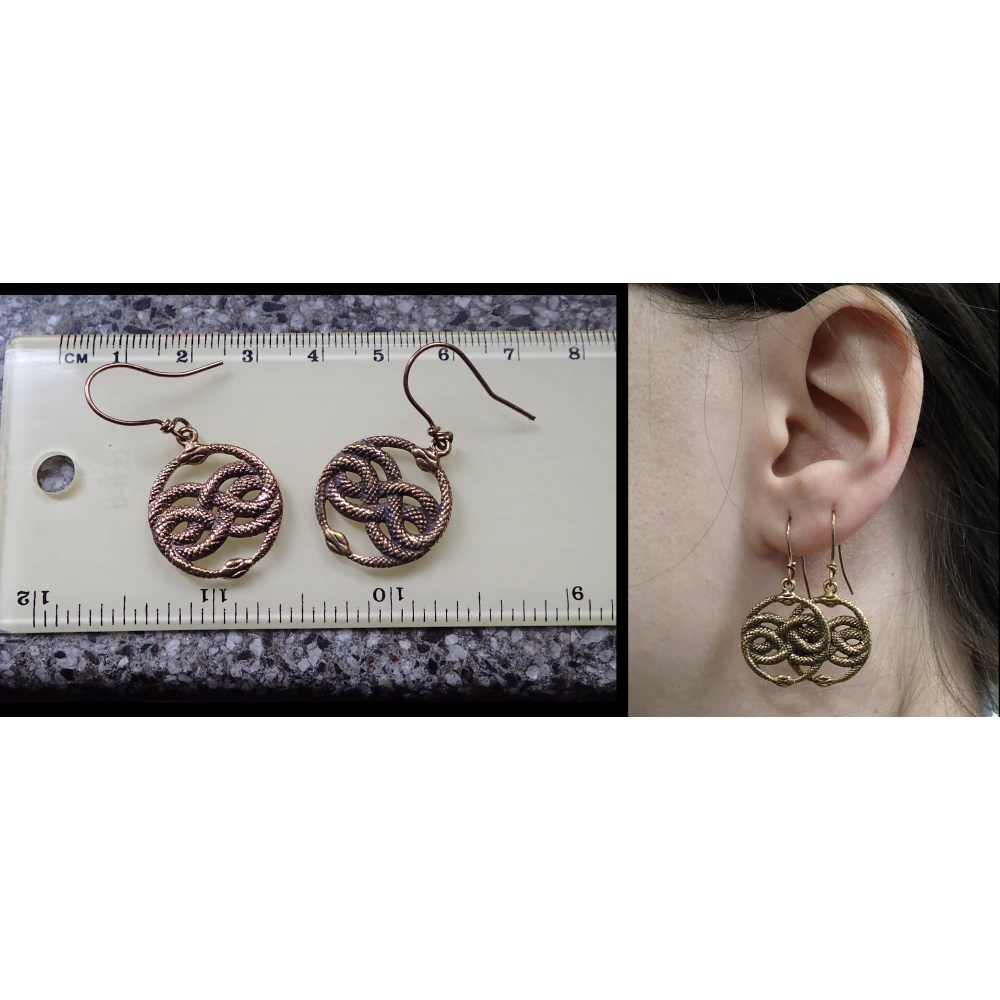Auryn Ohrringe aus Bronze