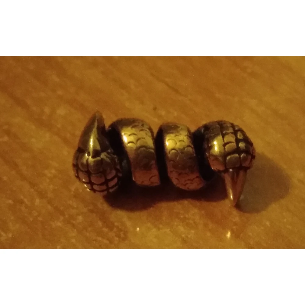 Bronze Dragon Claw Bead