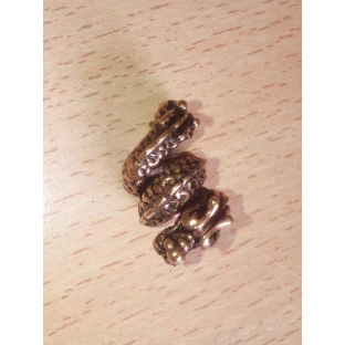 Bronze Pearl Dragon Bead